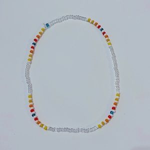 Rainbow colored necklace